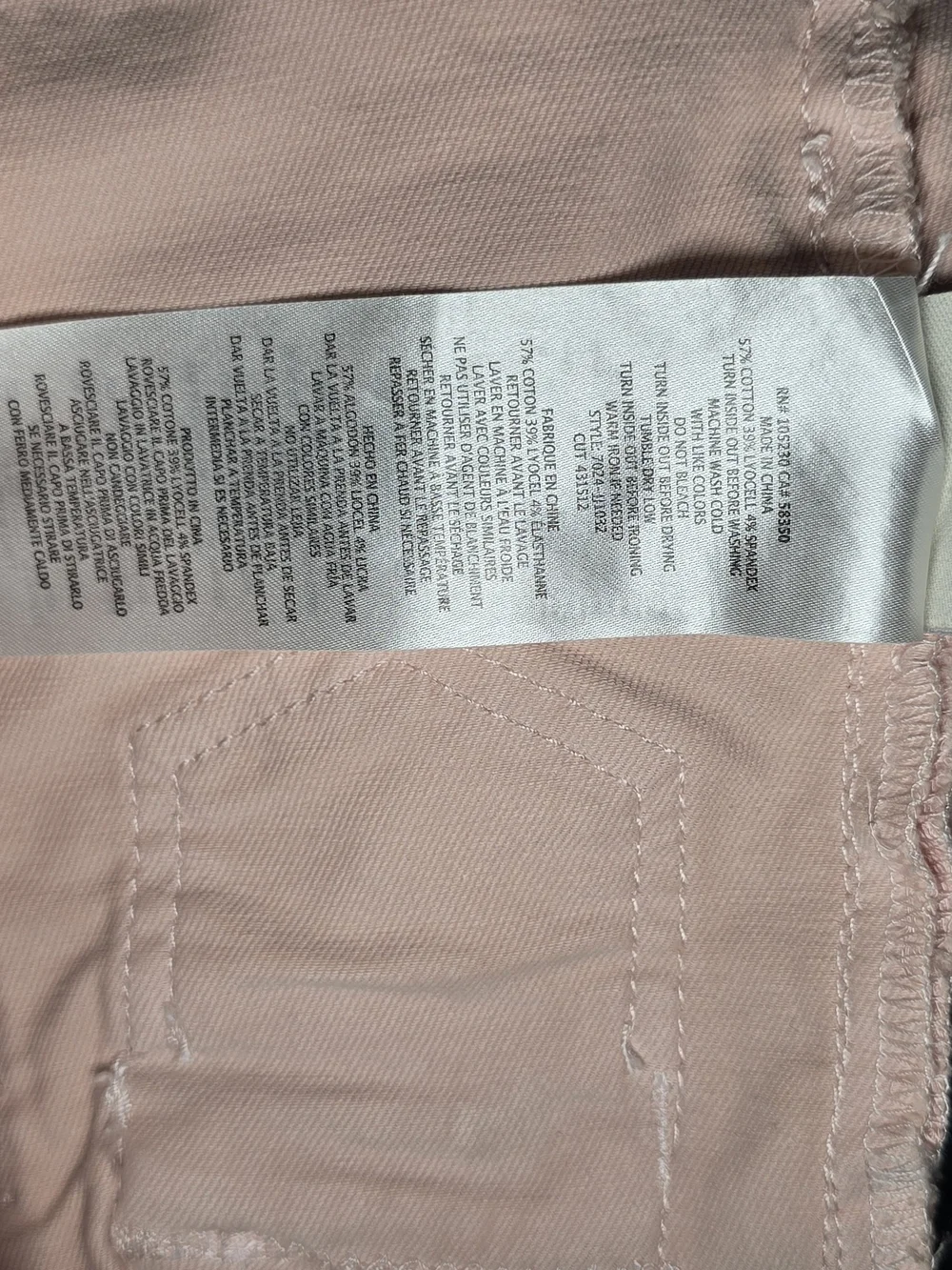 Joie Pastel Pink Denim Jeans+ LulusPinkBag+ Aerie Top